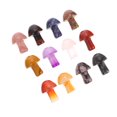 thumbnail image 1 of Juego de 12 figuras de hongos, estatuas de hongos en miniatura, esculturas de paisaje, macetas de bonsái, adornos, 1 of 6