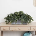 thumbnail image 3 of Nearly Natural 20" Puff Ivy Artificial Plant in Stone Planter, Red, 3 of 3