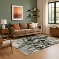 thumbnail image 7 of Addison Rugs Mayfield Premium Machine Washable Transitional Abstract Pewter Rectangle Rug, 3' x 5', 7 of 7