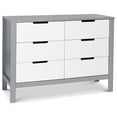 thumbnail image 1 of Carter's By DaVinci Colby 6-Drawer Double Dresser in Gray and White, 1 of 11