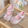 thumbnail image 4 of Meckior Toddler Girls Glitter Mary Jane Shoes Little Kids Low Heel Wedding Party Princess Dress shoes for Little Kids, 4 of 7