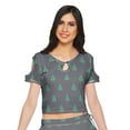 thumbnail image 6 of Moomaya Printed Elegant Crop Top And Long Skirt Set Ethnic Dresses For Women, 6 of 6