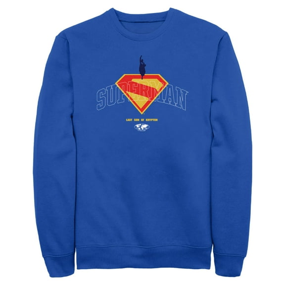 Mens Superman Last Son of Krypton Silhouette Sweatshirt