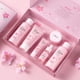 thumbnail image 4 of LAIKOU- Set de cuidado de la piel JAPAN SAKURA Sets de regalo de belleza para mujeres Kit de cuidado de la piel con limpiador, t&oacute;nico, loci&oacute;n, suero,, 4 of 8