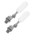 thumbnail image 2 of Miangastore 2PCS Adjustable Flow Float Valve Plastic Water Float Valve 1/2 Inch Float Ball Valve Automatic Water Level Control Valve for Water Tank, 2 of 8