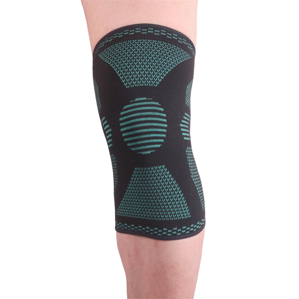 Unisex Compression Knee Sleeve Support Running Basketball Lift Knee