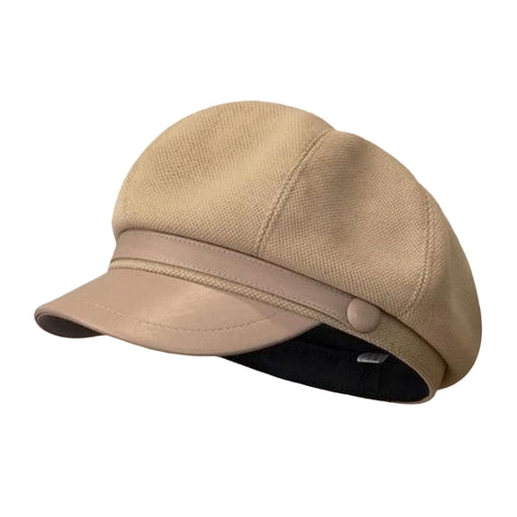 AirLoni Beret Cap For Women & Men Newsboy Hats Button Decor Painter Japanese Headwear Comfortable Lightweight Daily Wear One Size 1 pc