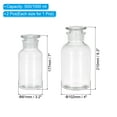 thumbnail image 2 of Uxcell 2 Pcs 500/1000ml Glass Wide Mouth Reagent Media Bottle with Ground Stopper,Clear, 2 of 5