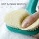thumbnail image 2 of Cepillo corporal de baño con cerdas cómodas Mango largo Exfoliación suave Mejora la salud y la belleza de la piel Ducha de baño Cepillo corporal de cepillado húmedo o seco Sailing  Electrónica, 2 of 6