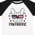 thumbnail image 4 of Inktastic Pawtriotic with French Bulldog in American Flag Sunglasses Boys or Girls Toddler T-Shirt, 4 of 5