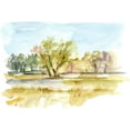 thumbnail image 2 of Harper, Ethan 18x13 Black Ornate Wood Framed with Double Matting Museum Art Print Titled - Vibrant Watercolor I, 2 of 4