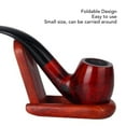 thumbnail image 4 of Foldable Pipe Holder Portable Wooden Stand For Smoking Pipe Display Sturdy And Durable Universal For All Types Of Pipes, 4 of 8