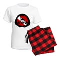 thumbnail image 5 of CafePress - Idive Scuba Shark Jaw Women's Light Pajamas - Women's Short Sleeve Print T-Shirt and Pants Light Cotton Pajama Set, 5 of 7