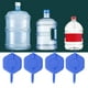 thumbnail image 5 of Tapa Superior De Jarra De Agua, Silicona A Prueba De Polvo, Reutilizable, Antisalpicaduras, Tapa De Botella De Agua, Grado Alimenticio, 4 Piezas Para El Hogar, 5 of 8