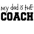 thumbnail image 2 of CafePress - My Dad Is The Coach - Baby Light Bodysuit, Size Newborn - 24 Months, 2 of 4