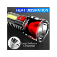 thumbnail image 4 of 2 Pack High Lumen Flashlight Rechargeable 1000000 Lumens Led Tactical Flashlight For Outdoor, 4 of 5