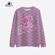 thumbnail image 3 of Sudadera con capucha estampada en 3D para mujer, nueva sudadera con capucha deportiva informal de calle con estampado de princesa Barbie, primavera/verano 2024, 3 of 5