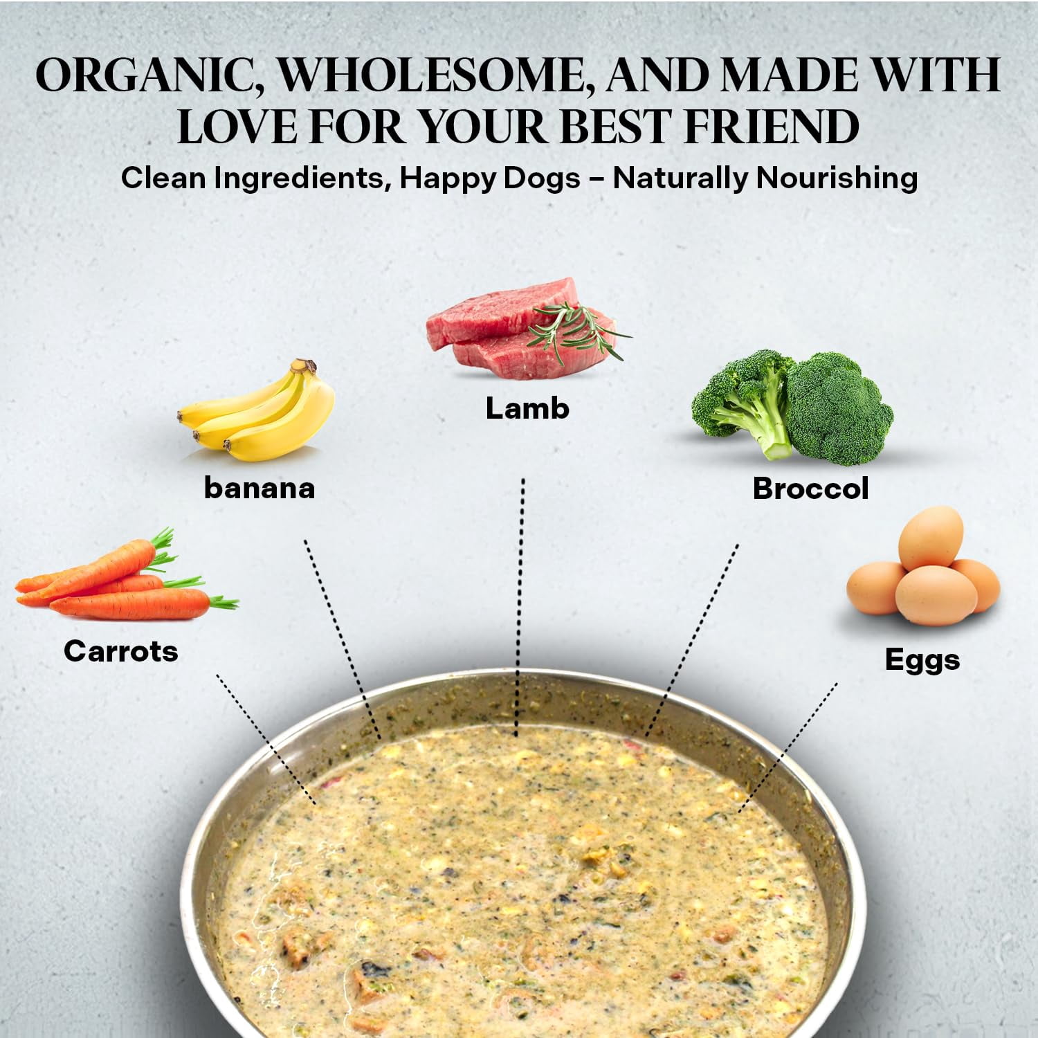 Healthy Dogma - Lamb Dinner PetMix | Dehydrated Dog Food - Gluten Free, Clean Ingredient Food, No Preservatives, Homemade Food Lamb Dinner 10 lbs