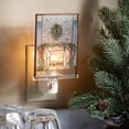 thumbnail image 3 of Fireplace Scene Nightlight Multicolor 6.25"H Glass, 3 of 3