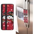 thumbnail image 1 of NETILGEN Christmas Decor Refrigerator Door Handle Covers Set of 2, Kitchen Appliance Non Slip Fridge Dishwashers Microwave Door Handle Covers Cute Snowman Print, 1 of 6