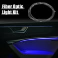 thumbnail image 2 of Unique Bargains 1 Set 1.5m 4.92ft 8mm 0.31" Car PMMA Side Glow Fiber Optic Cable with Blue LED Illuminator, 2 of 6