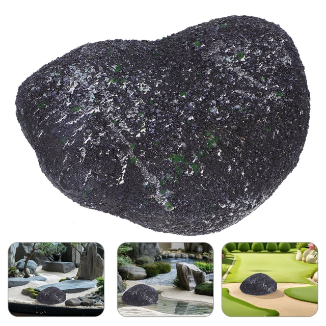 Gouttes de Pluie Grises en Roche Artificielle avec Texture de Mousse Réaliste pour la Conception de Jardin et de Scène Intérieur Extérieur
