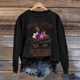 thumbnail image 2 of IMENGL Women's Halloween Sweatshirts Spooky Season Fashion Casual Letter Printed Round Neck Oversized Long Sleeve ,S-XXL,Hot Sales, 2 of 5
