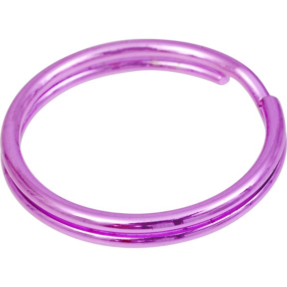 Hillman 700000 Split Circle Steel Key Chain, Plated, Blue, Turquoise, Purple, 1 inch (3 piece)