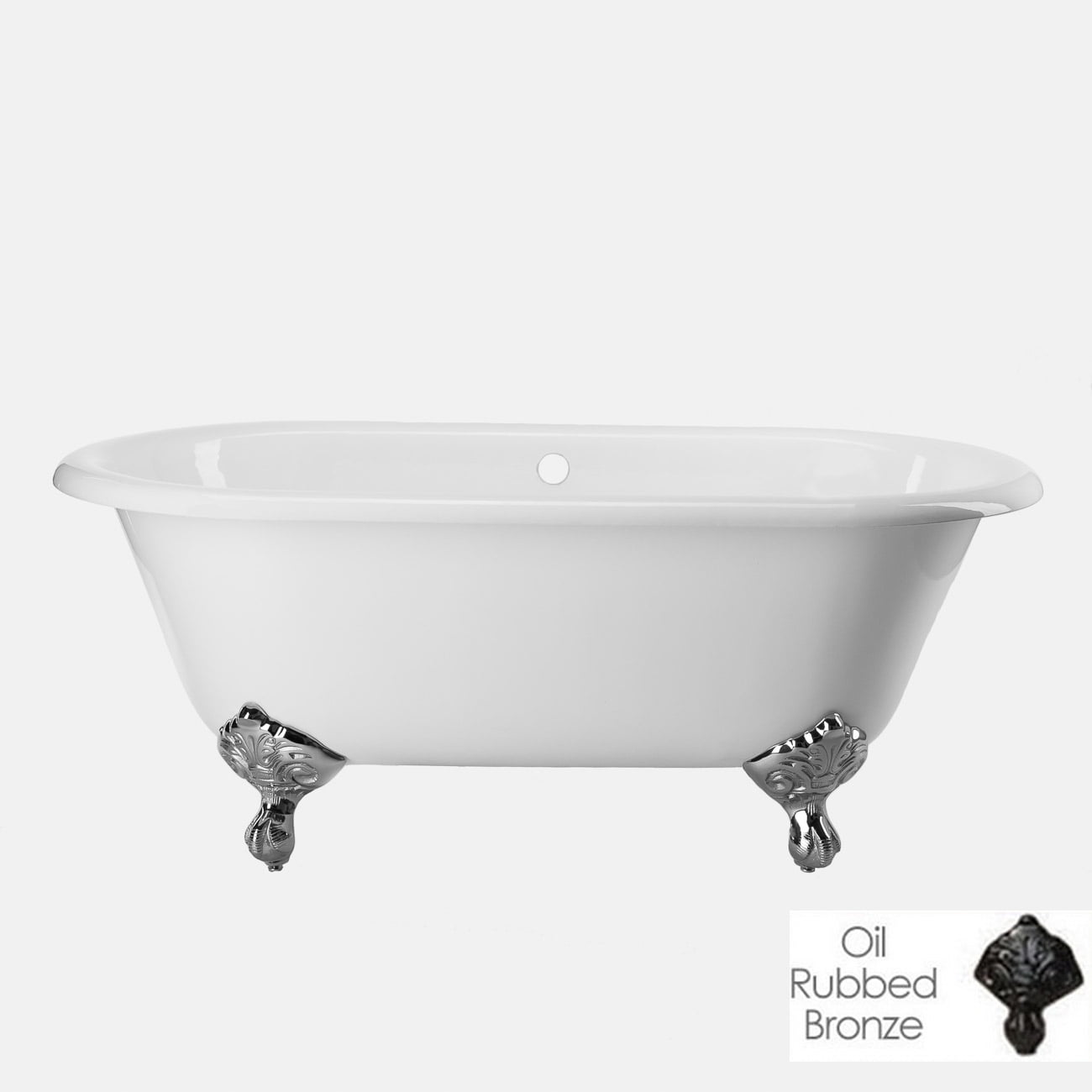 Vintage Tub & Bath Kensington 66 Inch Cast Iron Double Ended Clawfoot
