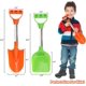 thumbnail image 2 of Pala para niños, juguetes de arena, 2 juegos, pala de nieve grande de 36cm, pala de plástico para niños para playa, 2 of 5