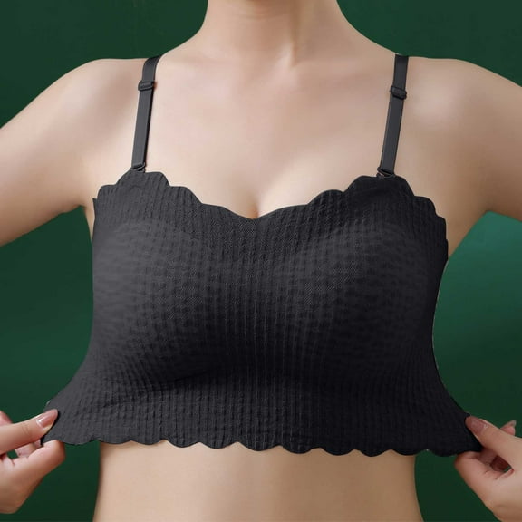 AURIGATE Women Bandeau Bra Women's Bra Wire Free Underwear OnePiece Bra Everyday Underwear Wrap Chest Without Steel Ring Bras