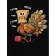thumbnail image 2 of Camiseta de Mujer de Verano SuaveWomen'S Casual Crew Neck T-Shirt, Polyester Blend, Animal Pattern, Medium Stretch Knit Fabric, with Creative Fun English Yarn Turkey Graphic Print, for All Season Co, 2 of 6
