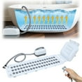 thumbnail image 3 of Miganle Bubble Spa Bath Mat with Remote Control - 6-Speed Adjustable Air Pump for Bathtub, Non-Slip Home Spa System with Inflatable Pillow, Fits Most Standard Tubs (44.88" x 16.93")​, 3 of 9