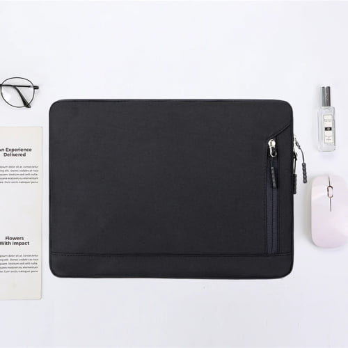 Laptop Sleeve Bag 15.4 Inch Cover For MacBook Air Pro Lenovo Xiaomi ASUS HP Dell Acer Computer Waterproof Notebook Case - Black