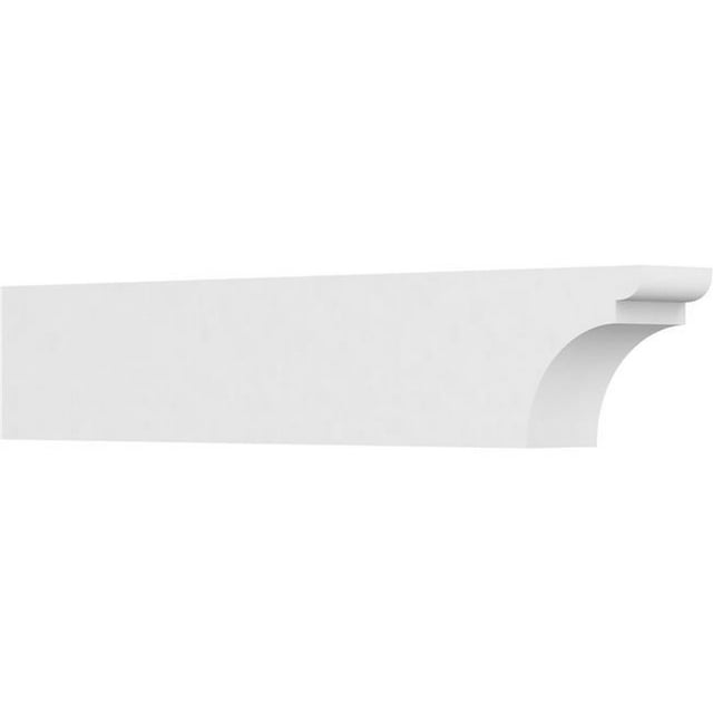 Ekena Millwork RFTP05X08X42YOR 8 x 5 x 42 Po Standard Yorktown Architecture Grade PVC Chevrons Queue
