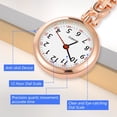thumbnail image 5 of Keyboarant 2Pcs Nurse Fob Watch Exquisite Pocket Watch with Brooch Clip on Hanging Watches Digital Watch for Women Accessories Home, 5 of 6