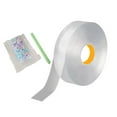 thumbnail image 4 of Cinta de doble cara Nano Cinta de montaje, Cinta de montaje doméstica de juguete de , Soplado de burbujas para accesorios de decoración de carteles de juguetes 1mmx3cmx1m claro, 4 of 8