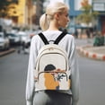 thumbnail image 7 of FORMRS Mini Backpack Purse for Women Travel Daypack Casual Shoulder Bag, Cartoon Flowers, 7 of 7