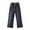 Black, variant on Teen Girls Denim Jeans Elastic Waistband with Bow Blue Jeggings for Girls Ruffle Pocket Detail Playdate Ready Kids Jeans Size 12-13 Years