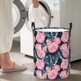 thumbnail image 4 of Goofa Rose Flowers Printed Circular Hamper,Laundry Basket with Handles,Storage Baskets Foldable,Large Capacity Laundry Hamper-Small, 4 of 8