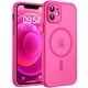 thumbnail image 1 of Funda magnética TOCOL 3 en 1 para iPhone 12 de 6.1 pulgadas, rosa intenso, 1 of 6