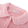 thumbnail image 5 of Jamicy Womens Pajamas Set Fleece Pajama Set for Women Soft Plush Long Sleeve Flannel Warm Button Down Pjs Set, 5 of 8