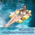 thumbnail image 4 of Sillas inflables para piscina flotantes, paquete de 3 unidades, LUSTERMOON, para verano, 4 of 5