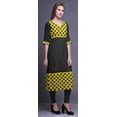 thumbnail image 3 of Bimba Kurtis Droits Imprimés pour Femmes Kurta à Panneaux Tunique d'Été, 3 of 5