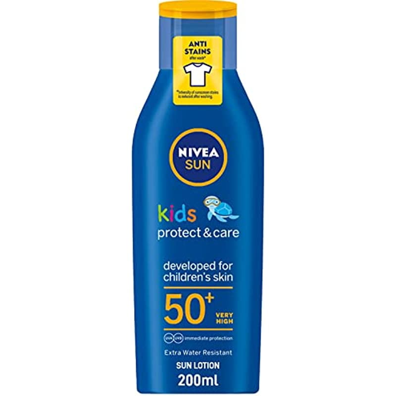 Nivea Sun Children Sun Lotion Spf 50+ Long Lasting Water Resistant
