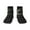 2 Black-1, variant on Abstract Starry Sky Moon Pattern Quarter Crew Socks,Toe Seamed Ankle Socks,Cotton Cushioned Breathable Athletic Crew Sports Socks