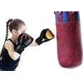 thumbnail image 6 of ROBOT-GXG Boxing Glove Leather Kickboxing Protective Glove Kids Children Punching Training Sanda Sports Supplies, Black, 6 of 9