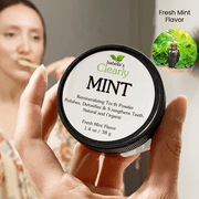 Isabella’s Clearly MINT Natural Fluoride Free Toothpaste Powder | Remineralizing Teeth Whitening Mineral Tooth Powder for Adults, Kids, Sensitive Teeth and Gums | Vegan, Organic Xylitol, Baking Soda