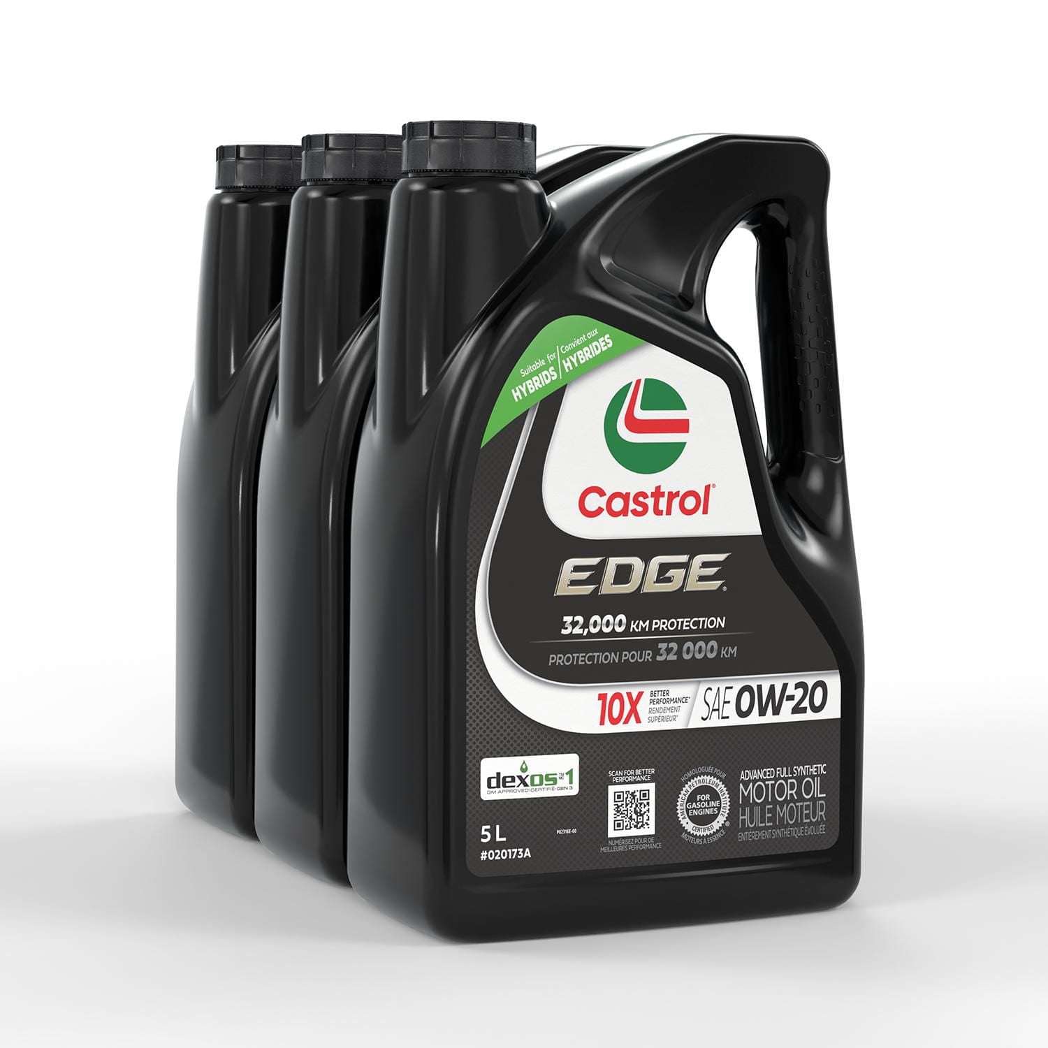 Castrol EDGE 0W20 Full Synthetic Case Pack 3X5L Jugs