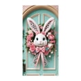 thumbnail image 1 of YWIYIUD 1PC Happy Easter Door Cover Easter Decorations, 71x35 Inch Easter Rabbit Eggs Door Banner Welcome Easter Banner Spring Theme Rabbit Door for Front Door Wall Indoor Outdoor Home Decor, 1 of 7